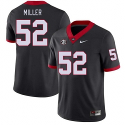 Men #52 Christen Miller Georgia Bulldogs College Football Jerseys Stitched-Black Men #52 Christen Miller Georgia Bulldogs College Football Jerseys Stitched-Black