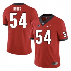 Men #54 Cade Brock Georgia Bulldogs College Football Jerseys Sale-Red Men #54 Cade Brock Georgia Bulldogs College Football Jerseys Sale-Red