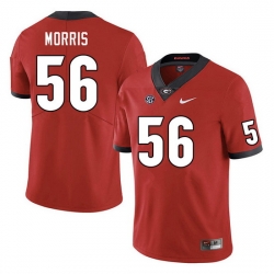 Men #56 Micah Morris Georgia Bulldogs College Football Jerseys Sale-Red Men #56 Micah Morris Georgia Bulldogs College Football Jerseys Sale-Red