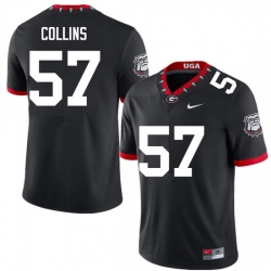Men #57 Luke Collins Georgia Bulldogs College Football Jerseys Sale-100th Anniversary Men #57 Luke Collins Georgia Bulldogs College Football Jerseys Sale-100th Anniversary