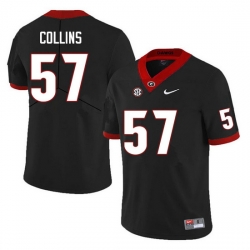 Men #57 Luke Collins Georgia Bulldogs College Football Jerseys Sale-Black Anniversary Men #57 Luke Collins Georgia Bulldogs College Football Jerseys Sale-Black Anniversary