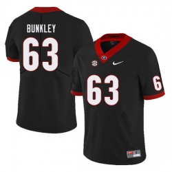 Men #63 Brandon Bunkley Georgia Bulldogs College Football Jerseys Sale-Black Men #63 Brandon Bunkley Georgia Bulldogs College Football Jerseys Sale-Black
