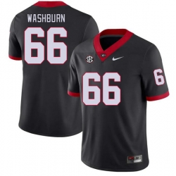 Men #66 Jonathan Washburn Georgia Bulldogs College Football Jerseys Stitched-Black Men #66 Jonathan Washburn Georgia Bulldogs College Football Jerseys Stitched-Black
