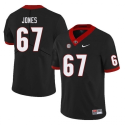 Men #67 Caleb Jones Georgia Bulldogs College Football Jerseys Sale-Black Men #67 Caleb Jones Georgia Bulldogs College Football Jerseys Sale-Black