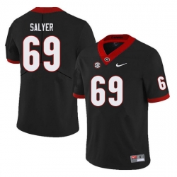 Men #69 Jamaree Salyer Georgia Bulldogs College Football Jerseys Sale-Black Men #69 Jamaree Salyer Georgia Bulldogs College Football Jerseys Sale-Black