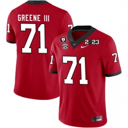 Men #71 Earnest Greene III Georgia Bulldogs 2022-23 CTP National Championship Football Jerseys Men #71 Earnest Greene III Georgia Bulldogs 2022-23 CTP National Championship Football Jerseys