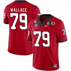 Men #79 Weston Wallace Georgia Bulldogs 2022-23 CTP National Championship Football Jerseys Men #79 Weston Wallace Georgia Bulldogs 2022-23 CTP National Championship Football Jerseys