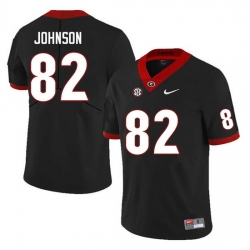 Men #82 Logan Johnson Georgia Bulldogs College Football Jerseys Sale-Black Anniversary Men #82 Logan Johnson Georgia Bulldogs College Football Jerseys Sale-Black Anniversary