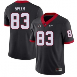 Men #83 Cole Speer Georgia Bulldogs College Football Jerseys Stitched-Black Men #83 Cole Speer Georgia Bulldogs College Football Jerseys Stitched-Black