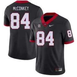 Men #84 Ladd McConkey Georgia Bulldogs College Football Jerseys Stitched-Black Men #84 Ladd McConkey Georgia Bulldogs College Football Jerseys Stitched-Black