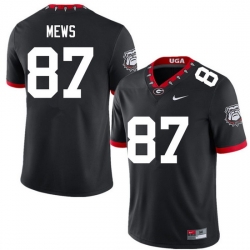 Men #87 Mekhi Mews Georgia Bulldogs College Football Jerseys Sale-100th Anniversary Men #87 Mekhi Mews Georgia Bulldogs College Football Jerseys Sale-100th Anniversary