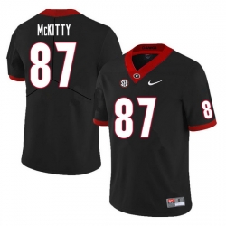 Men #87 Tre McKitty Georgia Bulldogs College Football Jerseys Sale-Black Men #87 Tre McKitty Georgia Bulldogs College Football Jerseys Sale-Black