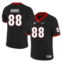 Men #88 Jackson Harris Georgia Bulldogs College Football Jerseys-Black Men #88 Jackson Harris Georgia Bulldogs College Football Jerseys-Black