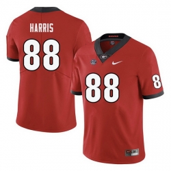 Men #88 Jackson Harris Georgia Bulldogs College Football Jerseys-Red Men #88 Jackson Harris Georgia Bulldogs College Football Jerseys-Red
