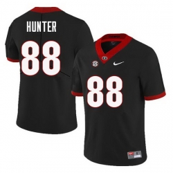 Men Georgia Bulldogs #88 Jaden Hunter College Football Jerseys Sale-Black