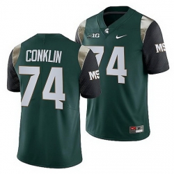 Michigan State Spartans Jack Conklin Green College Football Men Jersey