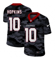 Arizona Cardinals 10 DeAndre Hopkins Men Nike 2020 Black CAMO Vapor Untouchable Limited Stitched NFL Jersey