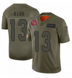 Men Arizona Cardinals 13 Christian Kirk Limited Camo 2019 Salute to Service Football Jersey