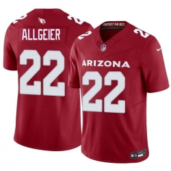 Men Arizona Cardinals  22 Tyler Allgeier Red 2026 F U S E  Vapor Untouchable Limited Stitched Jersey