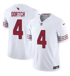 Men Arizona Cardinals 4 Greg Dortch White 2024 F U S E Vapor Untouchable Limited Stitched Football Jersey