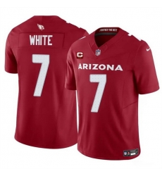 Men Arizona Cardinals 7 Kyzir White Red 2024 F U S E  With 2 Star C Patch Vapor Untouchable Limited Stitched Football Jersey