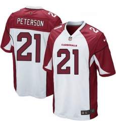 Men Nike Arizona Cardinals 21 Patrick Peterson Game White NFL Jersey