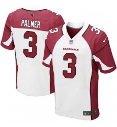 Men Nike Arizona Cardinals 3 Carson Palmer Elite White NFL Jersey