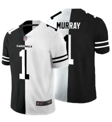 Nike Cardinals 1 Kyler Murray Black And White Split Vapor Untouchable Limited Jersey