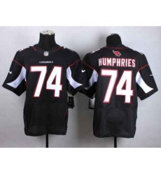 nike nfl jerseys arizona cardinals 74 humphries black[Elite]