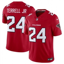 Men Atlanta Falcons  24 A J  Terrell Red 2026 New F U S E  Vapor Untouchable Limited Stitched Football Jersey