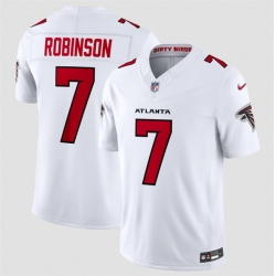 Men Atlanta Falcons  7 Bijan Robinson White 2026 New F U S E  Vapor Untouchable Limited Stitched Football Jersey