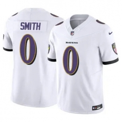 Youth Baltimore Ravens Roquan Smith #0 White 2023 F U S E Vapor Jersey