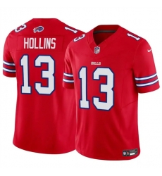 Men Buffalo Bills 13 Mack Hollins Red 2024 F U S E  Vapor Untouchable Limited Stitched Football Jersey