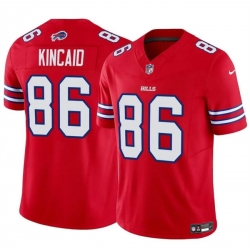 Men Buffalo Bills 86 Dalton Kincaid Red 2024 F U S E Vapor Untouchable Limited Stitched Football Jersey