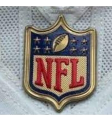 Men Buffalo Bills Gold NFL Logo Patch Biaog