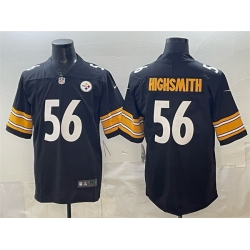 Men Pisttburgn Steelers 56 Alex Highsmith Black Vapor Untouchable Limited Stitched Football Jersey