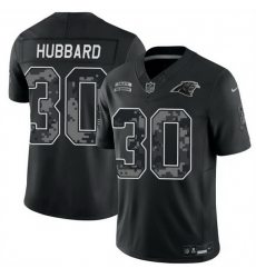 Men Carolina Panthers 30 Chuba Hubbard Black F U S E 2026 Salute to Service Limited Stitched Football Jersey Men Carolina Panthers 30 Chuba Hubbard Black F U S E 2026 Salute to Service Limited Stitched Football Jersey