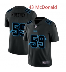 Men Carolina Panthers McDonald 43 Nike Team Logo Dual Overlap Limited NFL Jersey Black Men Carolina Panthers McDonald 43 Nike Team Logo Dual Overlap Limited NFL Jersey Black