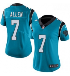 Kyle Allen Womens Carolina Panthers Nike Alternate Vapor Untouchable Jersey Limited Blue