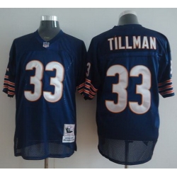 Chicago Bears 33 Tillman Blue M&N Throwback NFL Jerseys Chicago Bears 33 Tillman Blue M&N Throwback NFL Jerseys