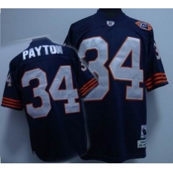 Chicago Bears 34 Walter Payton Premier Team blue Color big number mitchellandness Jersey Chicago Bears 34 Walter Payton Premier Team blue Color big number mitchellandness Jersey