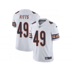 Kylie Fitts Chicago Bears #49 Men Color Rush Legend Nike Jersey White Kylie Fitts Chicago Bears #49 Men Color Rush Legend Nike Jersey White
