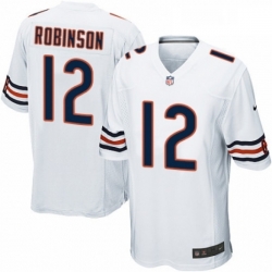 Mens Nike Chicago Bears 12 Allen Robinson Game White NFL Jersey Mens Nike Chicago Bears 12 Allen Robinson Game White NFL Jersey