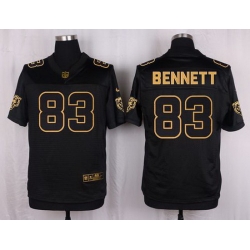 Nike Bears #83 Martellus Bennett Black Mens Stitched NFL Elite Pro Line Gold Collection Jersey Nike Bears #83 Martellus Bennett Black Mens Stitched NFL Elite Pro Line Gold Collection Jersey