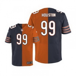 Nike Bears #99 Lamarr Houston Navy Blue Orange Mens Stitched NFL Elite Split Jersey Nike Bears #99 Lamarr Houston Navy Blue Orange Mens Stitched NFL Elite Split Jersey