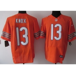 Nike Chicago Bears 13 Johnny Knox Orange Elite NFL Jersey Nike Chicago Bears 13 Johnny Knox Orange Elite NFL Jersey