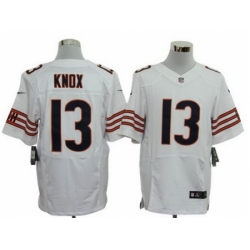 Nike Chicago Bears 13 Johnny Knox White Elite NFL Jersey Nike Chicago Bears 13 Johnny Knox White Elite NFL Jersey