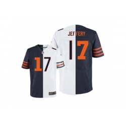 Nike Chicago Bears 17 Alshon Jeffery White-Blue Elite Elite split NFL Jersey Nike Chicago Bears 17 Alshon Jeffery White-Blue Elite Elite split NFL Jersey