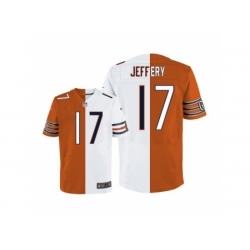 Nike Chicago Bears 17 Alshon Jeffery White-Orange Limited Split NFL Jersey Nike Chicago Bears 17 Alshon Jeffery White-Orange Limited Split NFL Jersey