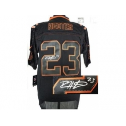 Nike Chicago Bears 23 Devin Hester Black Elite Light Out Signed NFL Jersey Nike Chicago Bears 23 Devin Hester Black Elite Light Out Signed NFL Jersey